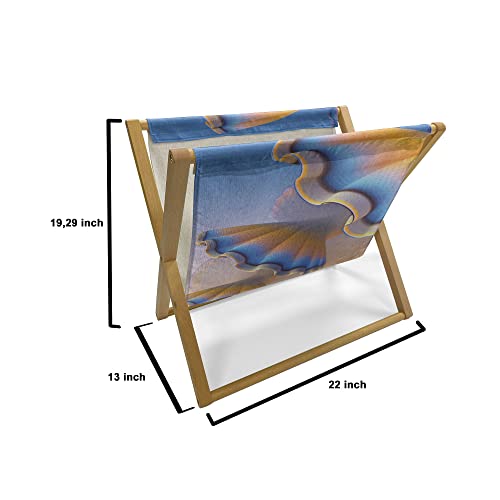 Ambesonne Fractal Magazine And Book Holder - Image 5