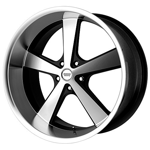 American Racing Vintage VN701 22X9 5X5.0 G-BLK MACH 15MM - Image 2