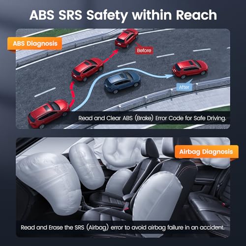 ANCEL AD610 PRO ABS SRS OBD2 Scanner - Image 2