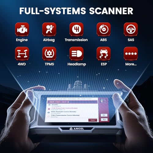 ANCEL DS200 OBD2 Scanner, ABS SRS Tool - Image 5