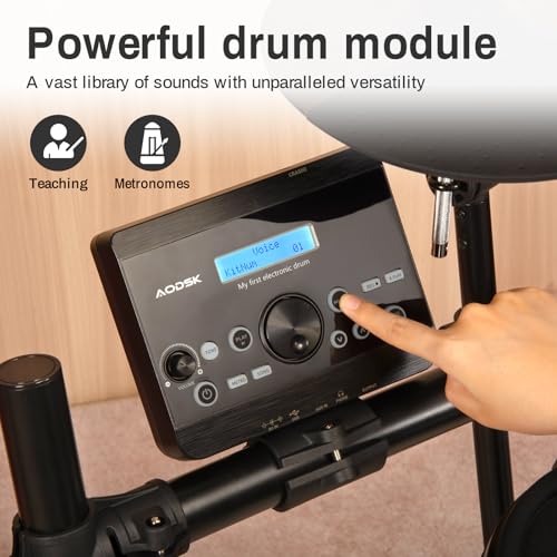 AODSK Electric Drum Kit With 225 Sounds - Image 4