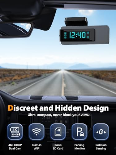 ARIFAYZ Dash Cam 4K+1080P With WiFi - Image 5