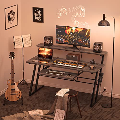 armocity Music Studio Desk With Power Outlet - Image 5