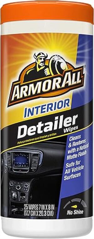Armor All Armor All Car Detailer Wipes, Interior, 25 Count