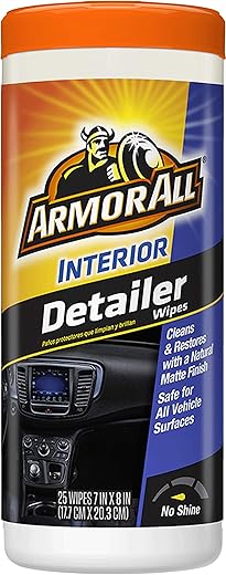 Armor All Armor All Car Detailer Wipes, Interior, 25 Count