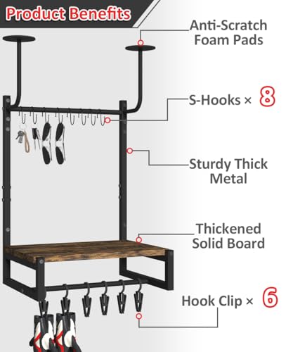 Artibear Motorcycle Helmet Holder With Glove Clips - Image 2