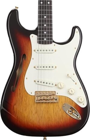 Fender Custom Shop Artisan Korina Stratocaster Semi-Hollowbody Electric Guitar