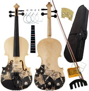 ALIYES Artistic Violin Set For Beginners (1/2 Size)