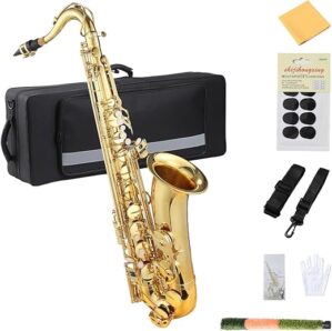 GarveeLife AS200 Tenor Saxophone With Accessories