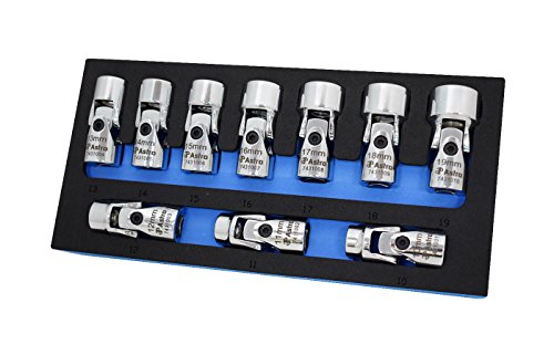 Astro Pneumatic Tool 12-Piece 1/4" Flex Socket Set & 74310 10-Piece 3/8" Flex Socket Set - Image 5