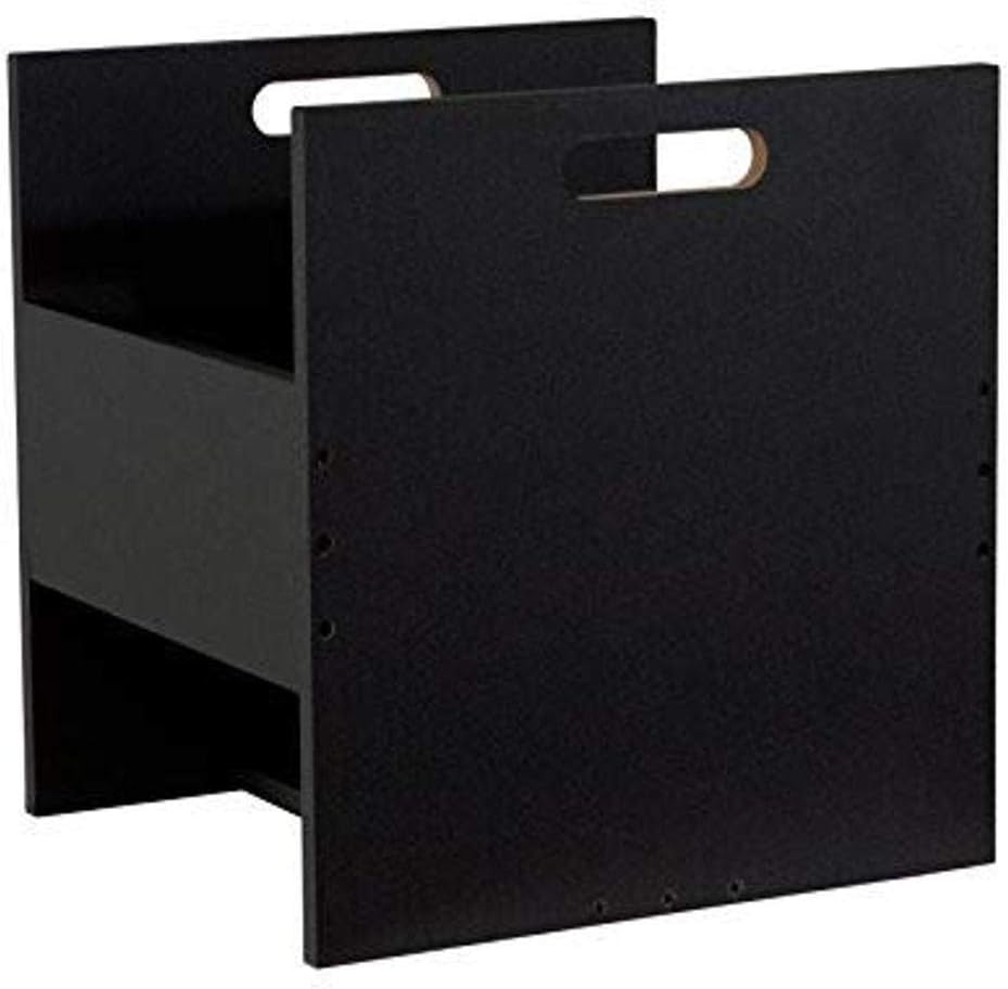 Atlantic Atlantic Record Crate β Stackable Vinyl Record Storage Crate With Moist-Resisting Laminated Surface, Holds Up To 50 LP Albums Safely, Built-In Carrying Handles For Mobility, PN