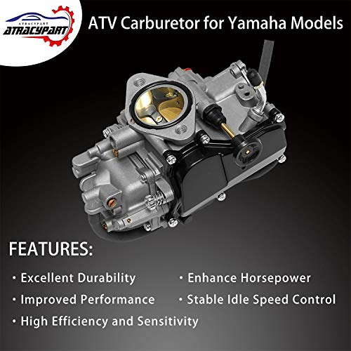 ATRACYPART Carburetor Carb With Intake Manifold For Yamaha ATV - Image 2