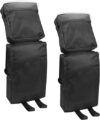 Quixofiber ATV Detachable Waterproof Saddle Bags (Black)