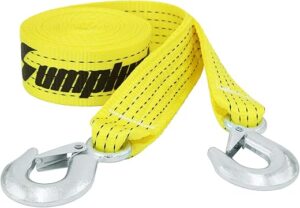 sumpluct ATV Tow Strap With Hooks, 15000 lbs