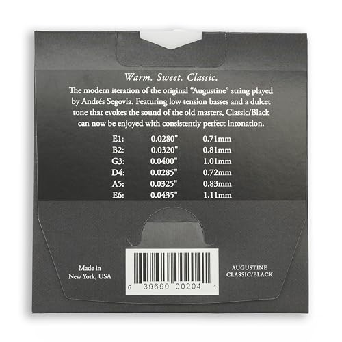 Augustine Classic Black Low Tension Guitar Strings - Image 2