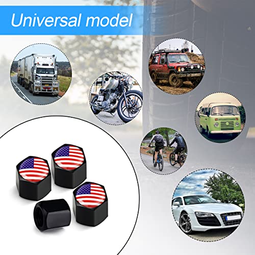 AUKEPO American Flag Tire Valve Stem Caps - Image 5