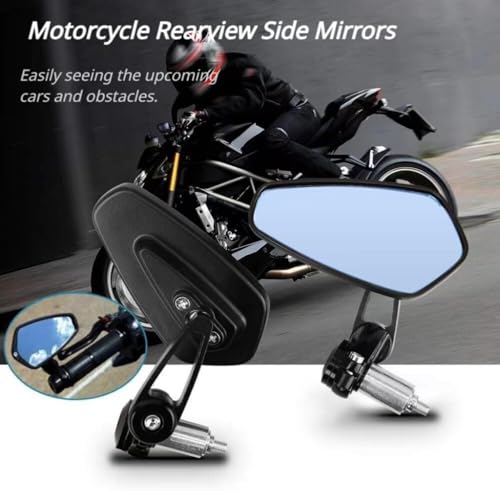 AULLY PARK 7/8" Bar End Motorcycle Mirrors - Image 5