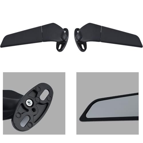 AULLY PARK Adjustable Motorcycle Rearview Mirrors Compatible - Image 5