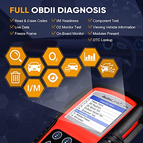 Autel AutoLink AL619 Scanner, ABS SRS Diagnostic Tool - Image 4