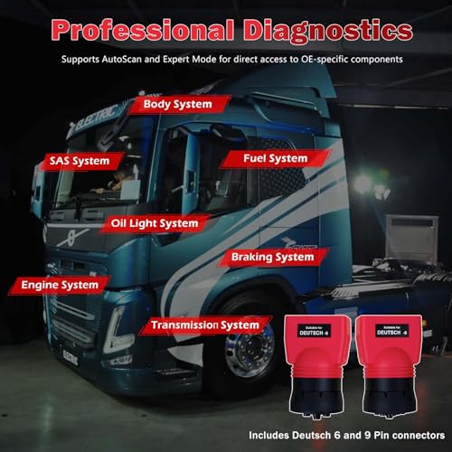 Autel MD600CV Heavy Duty Truck Scanner - Image 5