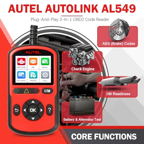 Autel OBD2 Scanner AutoLink AL549: 2024 Code Reader - Image 2
