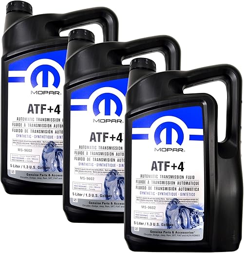 Mopar Automatic Transmission Fluid ATF+4, 3 Pack