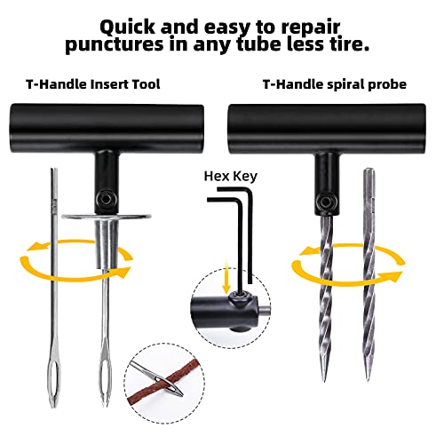 AUTOWN Tire Repair Kit, 102 Pcs Heavy Duty - Image 3