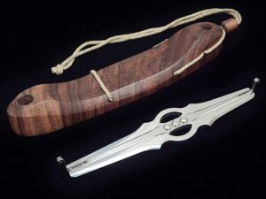 Shamanicshop Aviator Double Jaw Harp In Walnut Case
