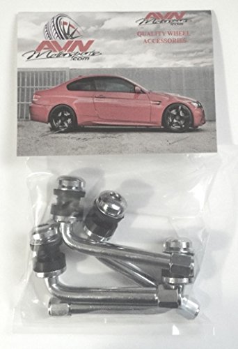 AVN Motorsports Chrome Tire Valve Stems 90 Degree - Image 5