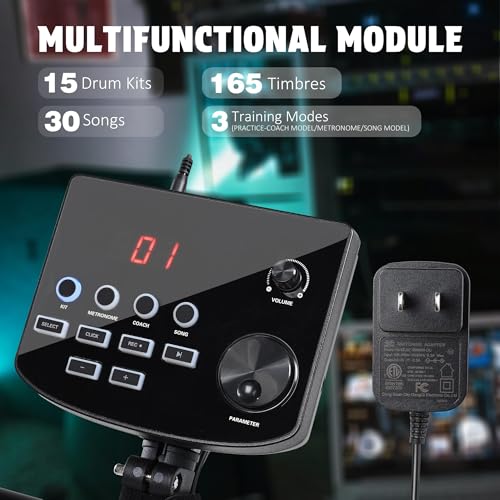 AW Electric Drum Set Digital Silent Kit - Image 3