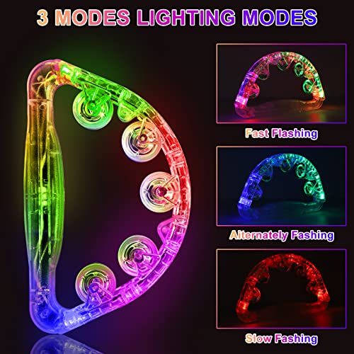 Aywewii LED Tambourine Light Up Musical Toy - Image 4
