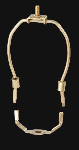 B&P Lamp 5 Inch Brass Plated Lamp Harp - Image 3