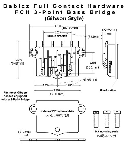 Babicz Bass Bridge Black FCH3PT4BK - Image 3