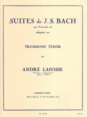 Bach: Cello Suites For Trombone