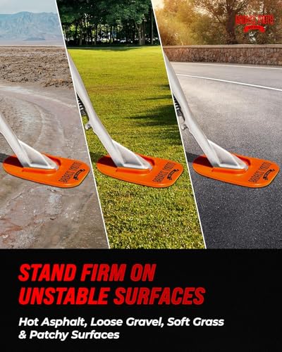 Badass Moto Motorcycle Kickstand Pad - Self-Adjusting Stand - Image 4