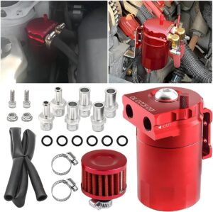 AICEL Baffled Oil Catch Can Kit, Aluminum