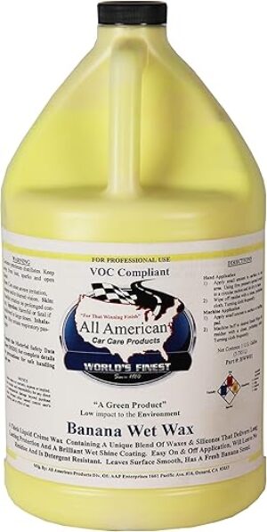 All American Car Care Products Banana Wax – Premium Synthetic Auto Wax