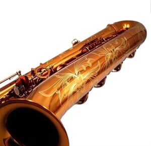 HJDFRTE Baritone Saxophone Black Nickel Surface