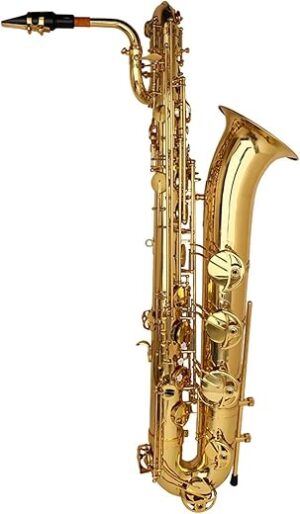 KAILINGBAIHUO Baritone Saxophone Lacquered Brass Instrument