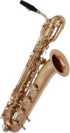 BABYCE Baritone Saxophone Lacquered Gold With Case
