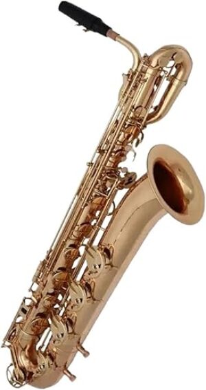 BABYCE Baritone Saxophone Lacquered Gold With Case