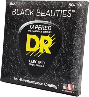 DR Strings Bass Guitar Strings, Black Coated BKBT-50
