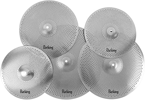 Batking Quiet Cymbals Practice Set, 5 Pcs - Image 3