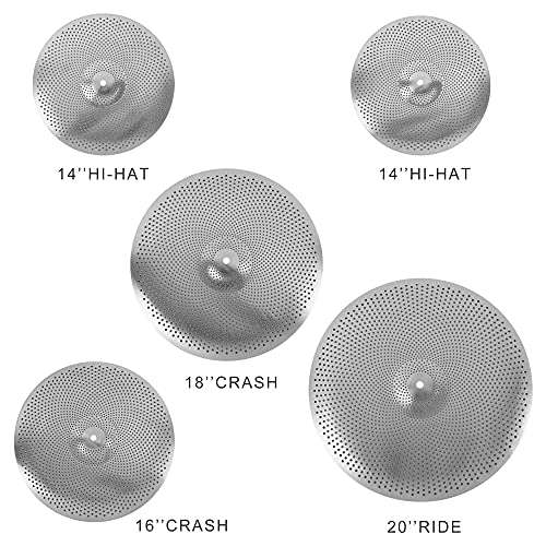 Batking Quiet Cymbals Practice Set, 5 Pcs - Image 4