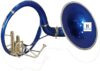NauticalMart Bb Flat Silver Sousaphone With Hard Case