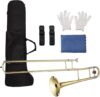 BUZHI Bb Tenor Trombone With Case & Mouthpiece