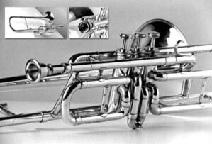 Queen Brass Bb Tenor Trombone With Designer Hard Case