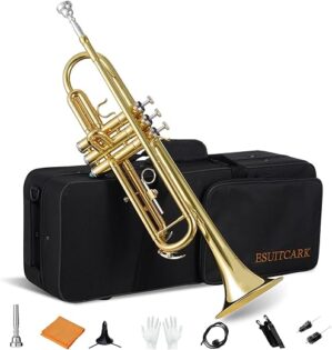 ESUITCARK Bb Trumpet Kit For Beginners