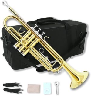 WUQIMUSC Bb Trumpet Set With Accessories