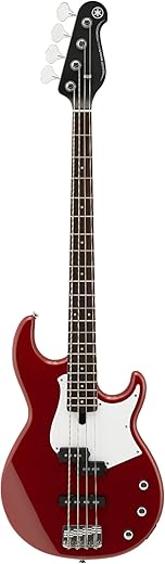 YAMAHA BB234 BB-Series Bass Guitar, Raspberry Red